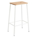 Frama Adam stool, 65 cm, oak - matt white