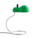 Stilnovo Minitopo table lamp, polished green - chrome, product image