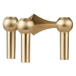 STOFF Copenhagen STOFF Nagel candleholder, brushed brass, view 1
