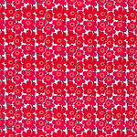 Marimekko Mini Unikko fabric, white - red
