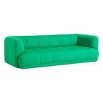HAY Quilton 3-sits soffa, grön Vidar 932