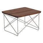 Vitra Eames LTR Occasional table, walnut - stainless steel, product image