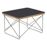Vitra Table d'appoint Eames LTR, stratifié noir - acier inoxydable, image produit