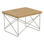 Vitra Eames LTR Occasional table, chestnut - stainless steel, product image