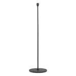 HAY Common floor lamp base, soft black - black terrazzo