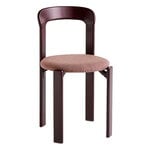 HAY Rey chair, grape red - burgundy Steelcut Trio 416