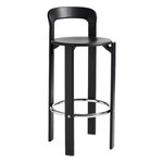 HAY Rey bar stool, 75 cm, deep black