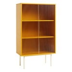 HAY Colour Cabinet w/ glass doors, tall, yellow