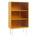 HAY Colour Cabinet w/ glass doors, tall, yellow, product image