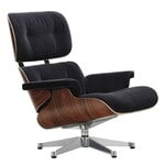 Vitra Eames Lounge Chair, new size, palisander - Calma dark anthracite 08, view 1