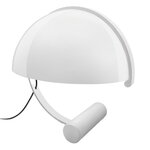 Stilnovo Meta table lamp, polished pure white, product image
