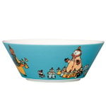 Arabia Moomin bowl, Mymble's mother, turquoise