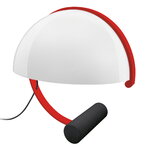 Stilnovo Meta table lamp, polished red, product image