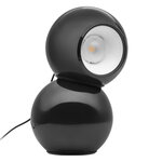 Stilnovo Gravitino table lamp, polished black, product image