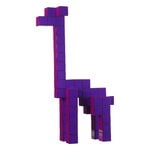 Vitra Panton Cubes Giraffe figurine, duo-tone purple, view 1