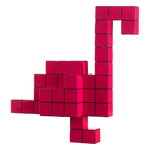 Vitra Panton Cubes Flamingo figuuri, duo-tone pink, näkymä 1