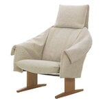Vitra Bascule Highback nojatuoli, luonnonvärinen tammi - Iroko cream, näkymä 1