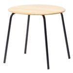 Mattiazzi Table Forcina 80 cm, acier noir - frêne