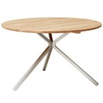 Form & Refine Frisbee pöytä, 120 cm, vaalea tammi