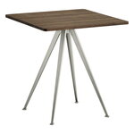 HAY Pyramid café table 21, 70 x 70 cm, beige - smoked oak, product image