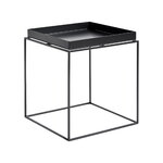 HAY Tray table medium square, black, view 1