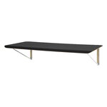 Carl Hansen & Søn AB019 työpöytä, 120 x 60 cm, valkoöljytty tammi - musta laminaatti - teräs, tuotekuva
