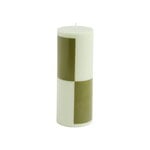 HAY Column candle, M, light green - army green, product image