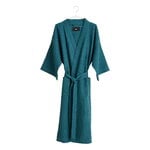 HAY Waffle bathrobe, one size, petrol blue, view 1