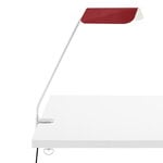 HAY Apex työpöytävalaisin nipistimellä, maroon red, näkymä 1