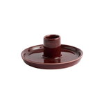 HAY Disc candleholder, S, chestnut brown, view 1