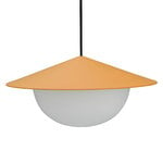 AGO Alley pendant, integrated LED, large, mustard