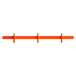 String Furniture Relief hook rail, small, 41 cm, orange