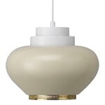 Artek Suspension Aalto A333 "Turnip", blanc - lin