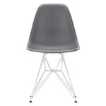 Vitra Eames DSR stol, granite grey - vit