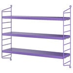 String Furniture String Pocket shelf, purple