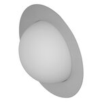 AGO Alley wall lamp, integrated LED, large, grey