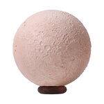 Architectmade Moon sculpture, 12 cm, maple - walnut, product image