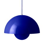 &Tradition Lampada a sospensione Flowerpot VP2, blu cobalto, vista 1