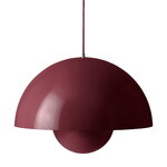 &Tradition Lampada a sospensione Flowerpot VP2, prugna scuro, vista 1