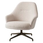 &Tradition Rely HW139 lounge chair, swivel, high-back, bronzed - Karakorum 001, view 1