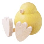 Aarikka Tipi-tii sitting figurine, yellow - natural, view 1