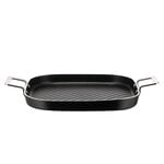 Alessi Pots&Pans grill pan, black, view 1