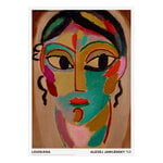 Louisiana Museum of Modern Art Alexej Jawlensky - Mystical Head: Girl’s Head 1918, A1 juliste, näkymä 1