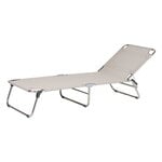 Fiam Amigo Outdoor sunbed, chrome - beige, foldable, product image