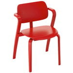 Artek Aslak tuoli, punainen