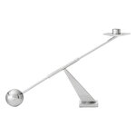 Audo Copenhagen Interconnect candle holder, small, stainless steel, product image