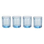 Serax Fish & Fish verre, 22 cl, ensemble de 4, bleu, vue 1