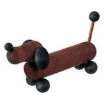 Aarikka Dackelfigur, braun - schwarz, produktbild