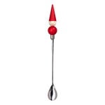 Aarikka Tonttu spoon, 24 cm, stainless steel - red, view 1