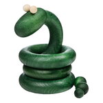 Aarikka Snake Figur, grün - natur, produktbild